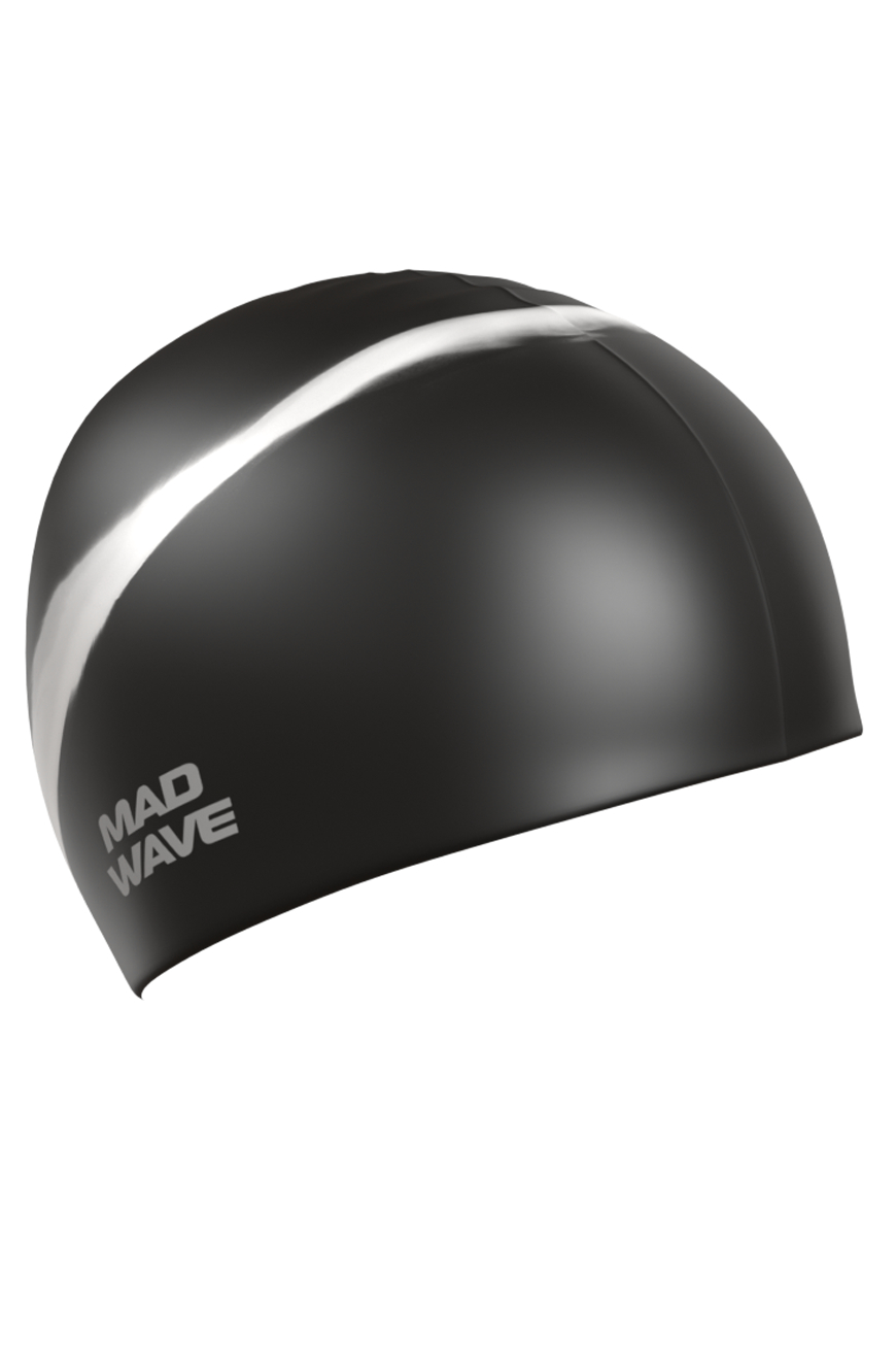 Mad Wave Silicone Swimming Cap Multi Adult Big Mad Wave Silicone Swimming Cap Multi Adult Big