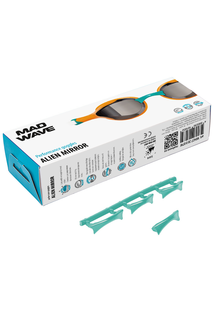 Mad Wave Alien Mirror Swimming Goggle Mad Wave Alien Mirror Swimming Goggle